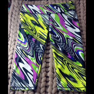 Fabletics Salar Carnival Print Capri Leggings
